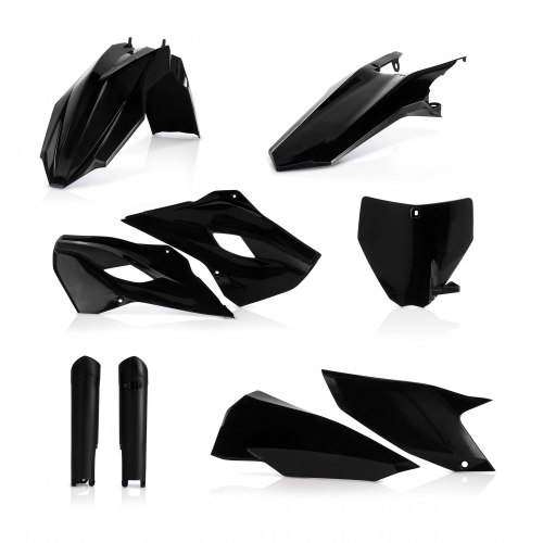 KIT PLÁSTICOS COMPLETO ACERBIS HUSQVARNA TE / FE 2014 - 2015 - PRETO
